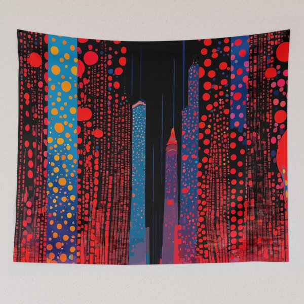 Item preview, Colored Dots III Kasuma Inspired designed and sold by blackink-design.