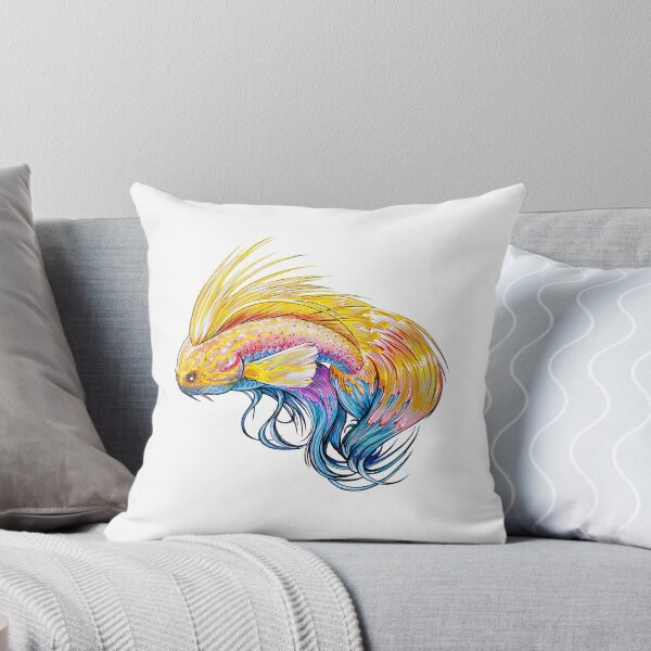 Item preview, Gold Fish Blue Wrasse designed and sold by ElevateSon.