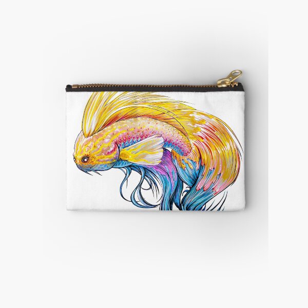 Item preview, Gold Fish Blue Wrasse designed and sold by ElevateSon.