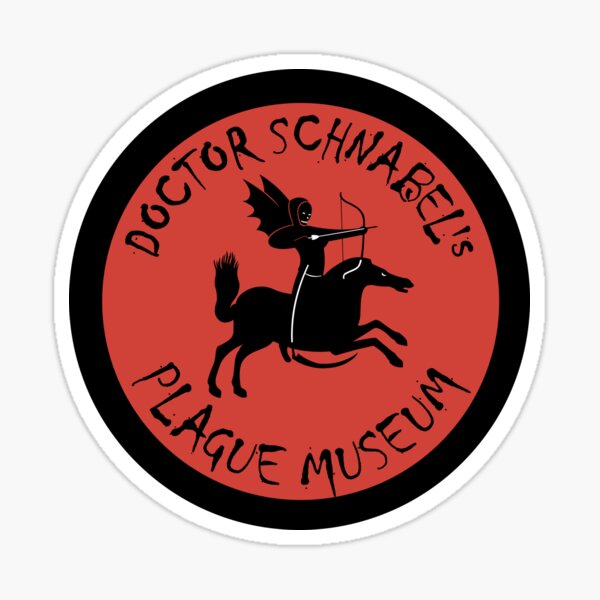 Doctor Schnabel's Plague Museum new Logo Sticker