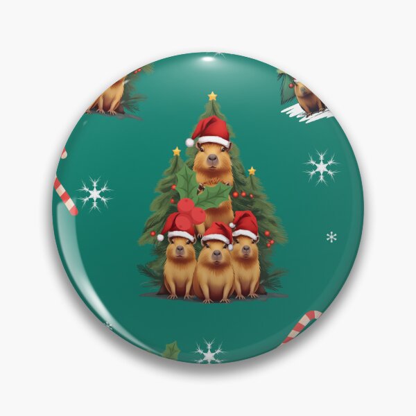 Item preview, Merry Christmas,Capybaras Christmas tree  and Christmas composition, Cute capybara, Christmas sweater designed and sold by Collagedream.