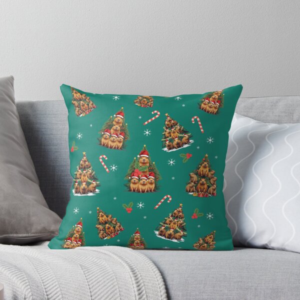 Item preview, Merry Christmas,Capybaras Christmas tree  and Christmas composition, Cute capybara, Christmas sweater designed and sold by Collagedream.