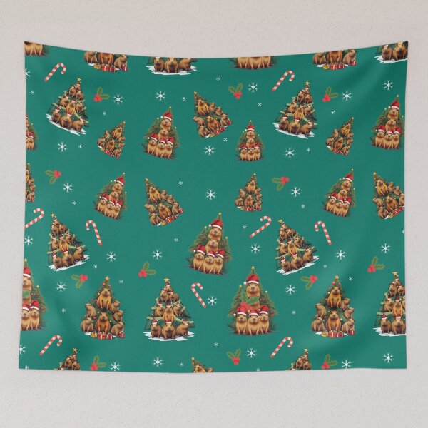 Item preview, Merry Christmas,Capybaras Christmas tree  and Christmas composition, Cute capybara, Christmas sweater designed and sold by Collagedream.