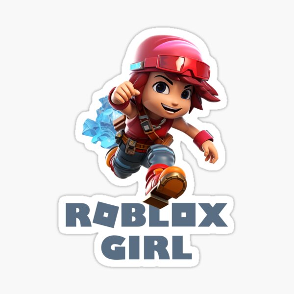 Roblox Gamer Sticker Young Brown Skin Cartoon Girl and Boy Playing ·  Creative Fabrica