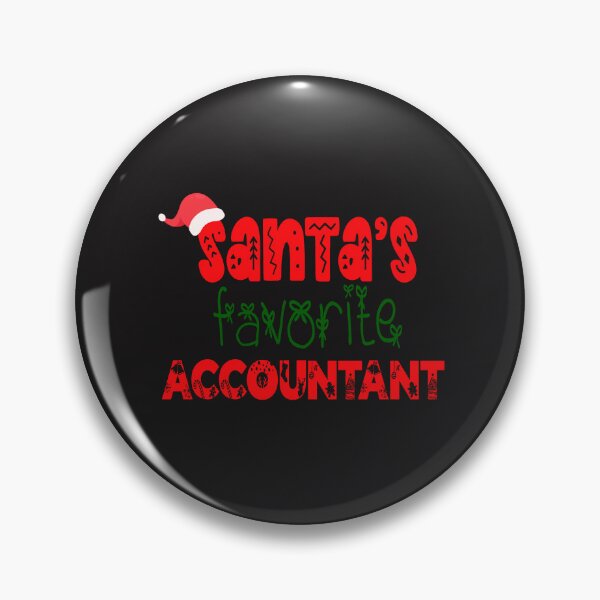 Item preview, Santa's Favorite Accountant designed and sold by slicksdesigns.