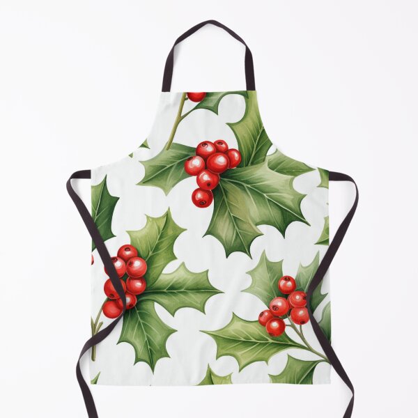 Item preview, Birth Month Flower December Holly Berry Leaves Pattern Christmas Gift designed and sold by OliveAndSnow.