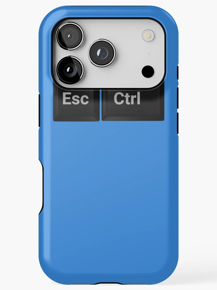 Thumbnail 1 of 4, iPhone Case, Escape Control Computer Keyboard Keys designed and sold by Malaclypse235.