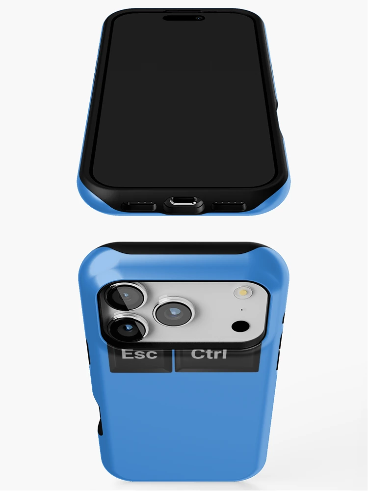 Thumbnail 3 of 4, iPhone Case, Escape Control Computer Keyboard Keys designed and sold by Malaclypse235.