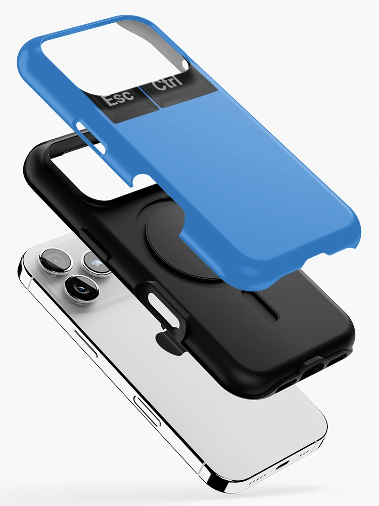 Thumbnail 2 of 4, iPhone Case, Escape Control Computer Keyboard Keys designed and sold by Malaclypse235.