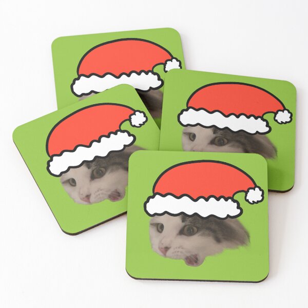 Item preview, Olly the Cat in a Santa Hat designed and sold by Bridget Beswick.