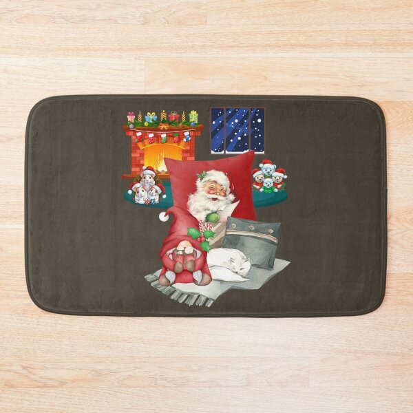 Item preview, A gnome enjoying his Christmas. designed and sold by janice56.