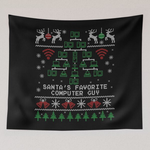 Item preview, Santa's Favorite Computer Guy Christmas for IT Professionals designed and sold by Nerd Shizzle.