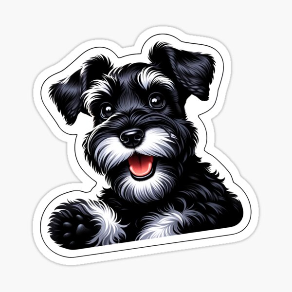 Black schnauzer gifts best sale