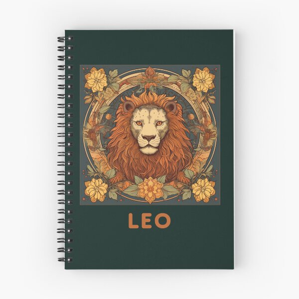 Item preview, Vintage and retro  Leo Zodiac - Horescope/SunSign Theme  on khaki background designed and sold by CosmicNook1.