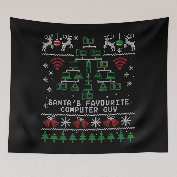 Item preview, Santa's Favourite Computer Guy Christmas for IT Professionals designed and sold by Nerd Shizzle.