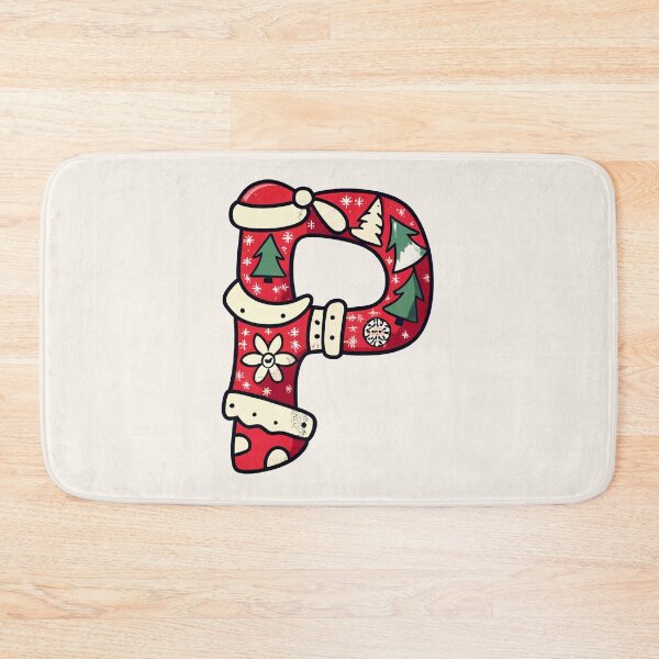 Item preview, Christmas Letter P designed and sold by Itsheartshop.