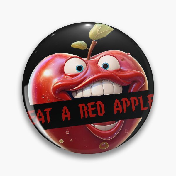 Item preview, Eat a red apple day Sticker  designed and sold by Graphichut.