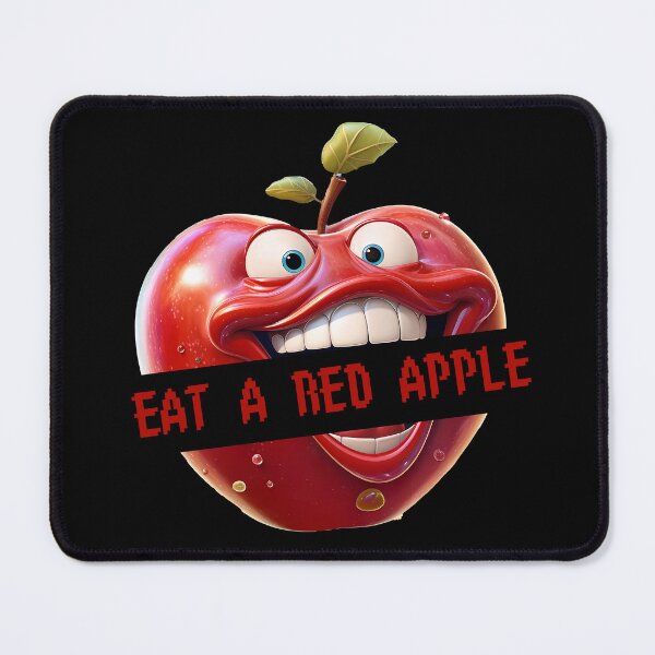 Item preview, Eat a red apple day Sticker  designed and sold by Graphichut.