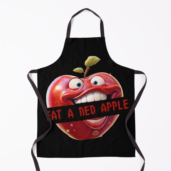 Item preview, Eat a red apple day Sticker designed and sold by Graphichut.