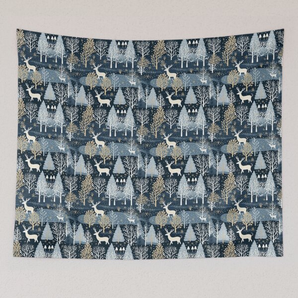 Item preview, deer christmas seamless paper designed and sold by mussyjane.
