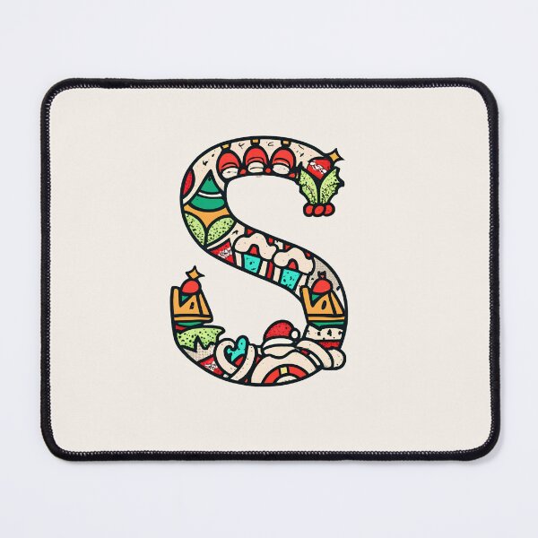 Item preview, Christmas Letter S designed and sold by Itsheartshop.