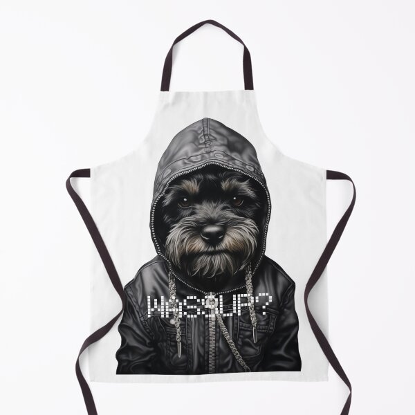 Item preview, Schnauzer "Wassup?" designed and sold by forget45studio.