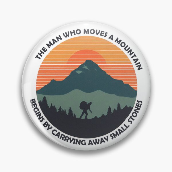Item preview, The man who moves a mountain designed and sold by BambatsArtStore.