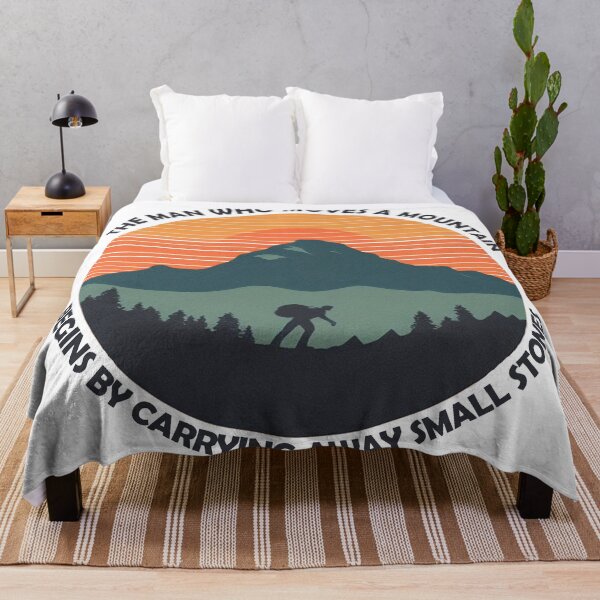 Item preview, The man who moves a mountain designed and sold by BambatsArtStore.