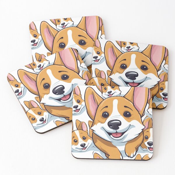 Item preview, Happy Corgy days - Happy Cartoon Dog Design designed and sold by jvdphotography.