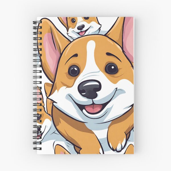 Item preview, Happy Corgy days - Happy Cartoon Dog Design designed and sold by jvdphotography.