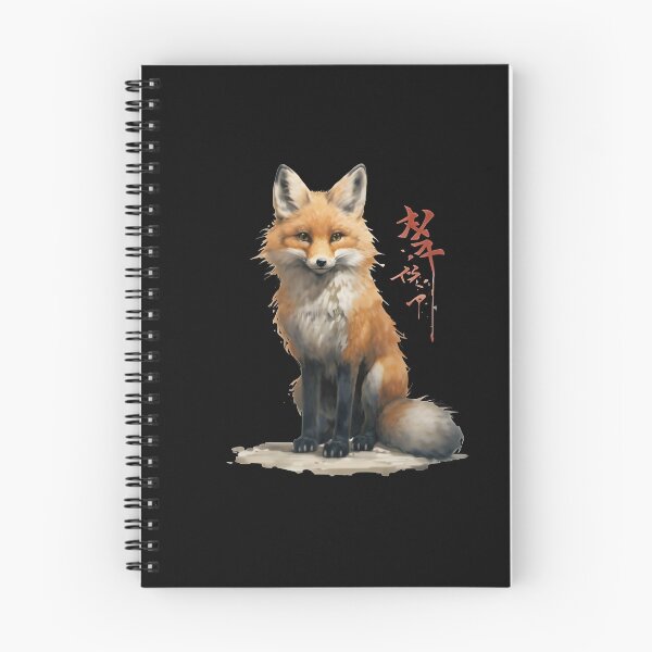 Item preview, Japanese Fox Kitsune designed and sold by Yana Grech.