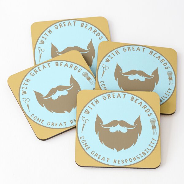 Item preview, With great beards come great responsibility - beard design designed and sold by Alyn8.