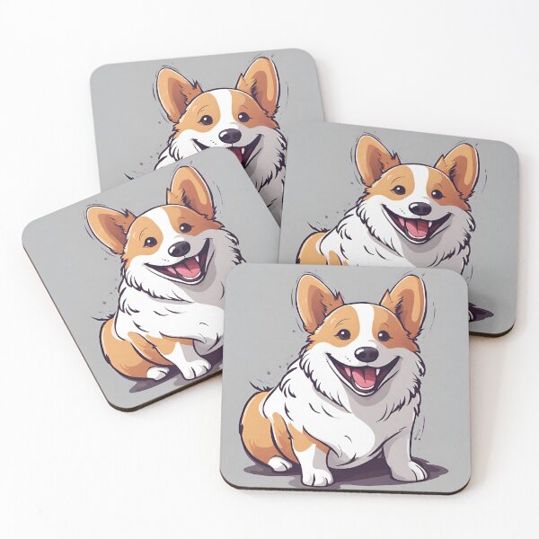 Item preview, Happy Cartoon Corgy Design designed and sold by jvdphotography.