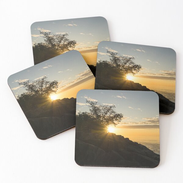Item preview, September Morning - Rough Riprap Rocks and Sunbeams designed and sold by Georgia Mizuleva.