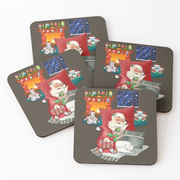 Item preview, A gnome enjoying his Christmas. designed and sold by janice56.