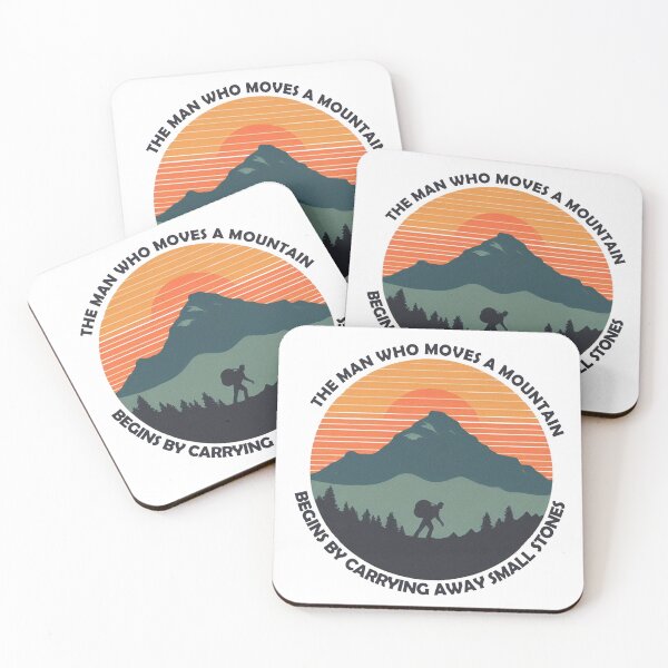 Item preview, The man who moves a mountain designed and sold by BambatsArtStore.