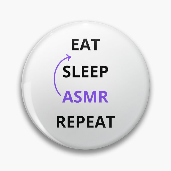 Item preview, Eat Sleep ASMR Repeat designed and sold by 4You4U.
