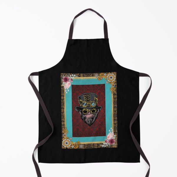 Artikelvorschau, Steampunk-Schimpansen-Grafikdruck, Unisex entworfen und verkauft von Iiswaz.