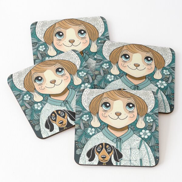 Item preview, Winter and dog 7 designed and sold by Mandalahijo.
