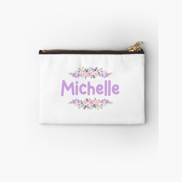 Item preview, Etiqueta Para Nombre Flor morada Michelle designed and sold by NormadWorld.