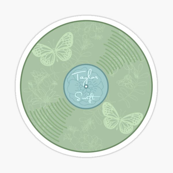 Taylor Swift Inspired Clear Record Player Sticker – Bella + Mauve