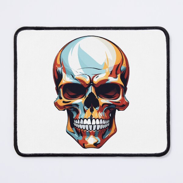 Item preview, Colourful Skull in Vector Style designed and sold by NordicBadger.