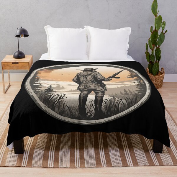 Item preview, Hunter in the Glade at sunrise designed and sold by Aquillashop.