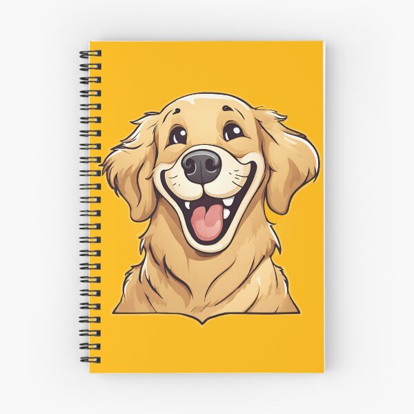 Item preview, Golden Grins Galore - Happy Cartoon Retriever Design designed and sold by jvdphotography.
