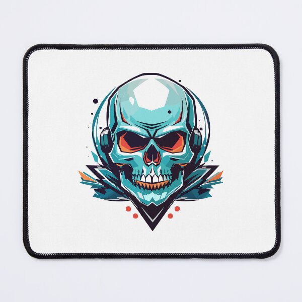 Item preview, Colourful Skull in Vector Style designed and sold by NordicBadger.