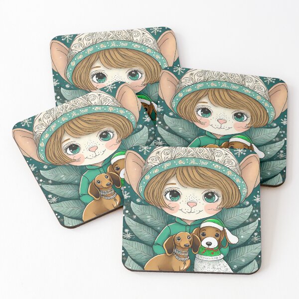 Item preview, Winter and dog 8 designed and sold by Mandalahijo.