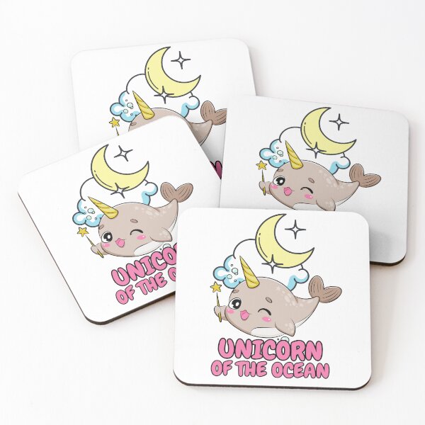 Item preview, Narwhal the Unicorn of The Ocean designed and sold by kuremureDesign.