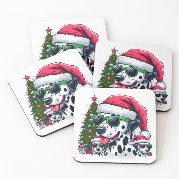 Item preview, Dalmatian Christmas Tree designed and sold by GalaxyGraffiti.