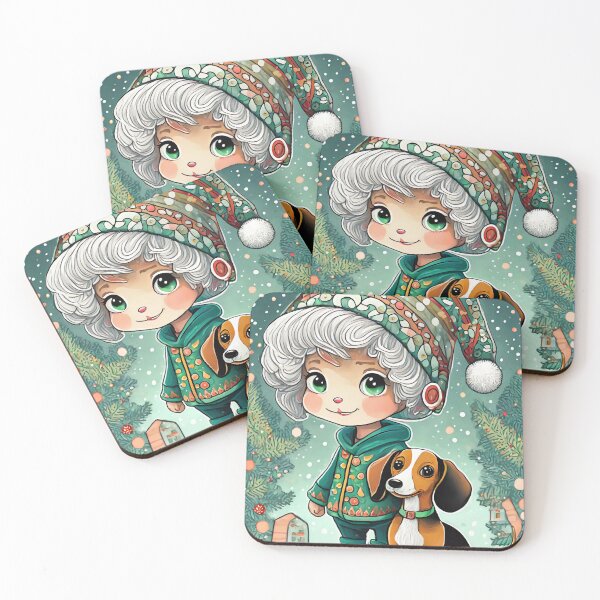 Item preview, Winter and dog 9 designed and sold by Mandalahijo.