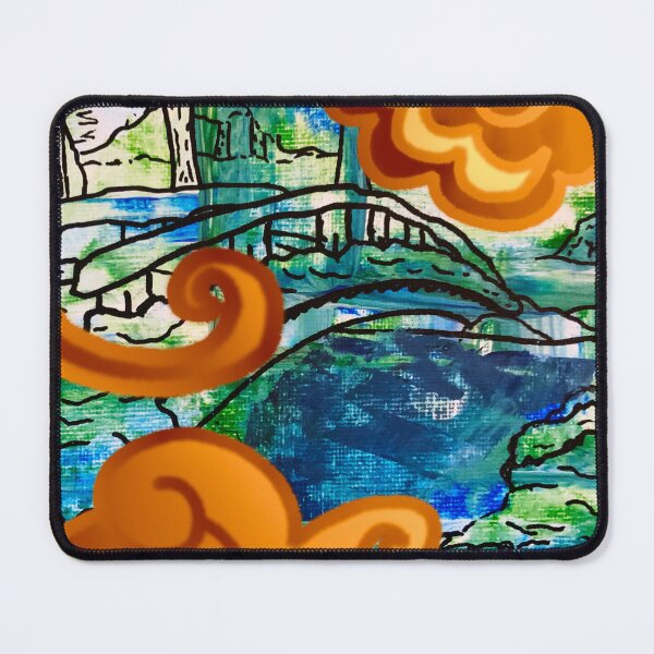 Item preview, Clouds over Bridge in the Park designed and sold by ArcticBichrome.